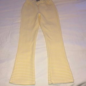Urban Outfitters Yellow checkered pants